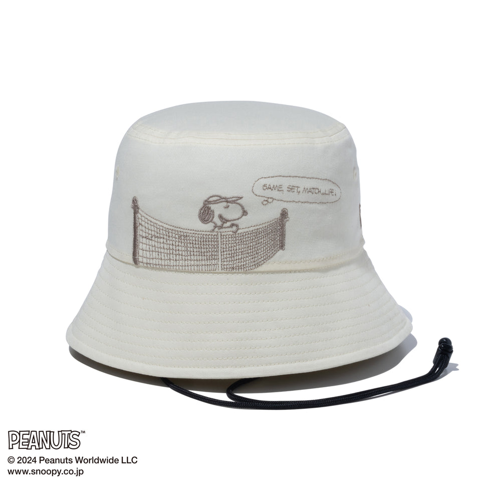 バケット01 セーラーブリム Sailor Brim PEANUTS ピーナッツ スヌーピー テニス クロームホワイト