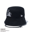 バケット01 セーラーブリム Sailor Brim PEANUTS ピーナッツ ウッドストック ラグビー ブラック