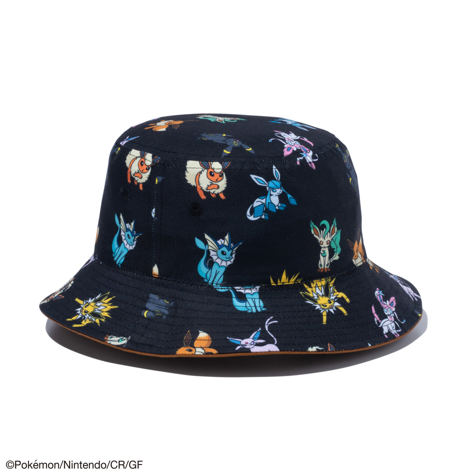 バケット01 リバーシブル Pokémon ポケモン イーブイ ブラック/ウォルナット