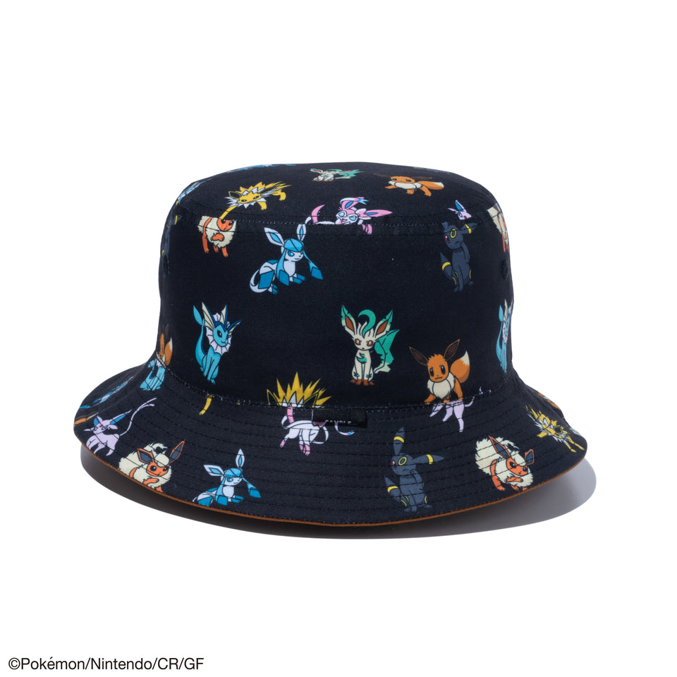 バケット01 リバーシブル Pokémon ポケモン イーブイ ブラック/ウォルナット