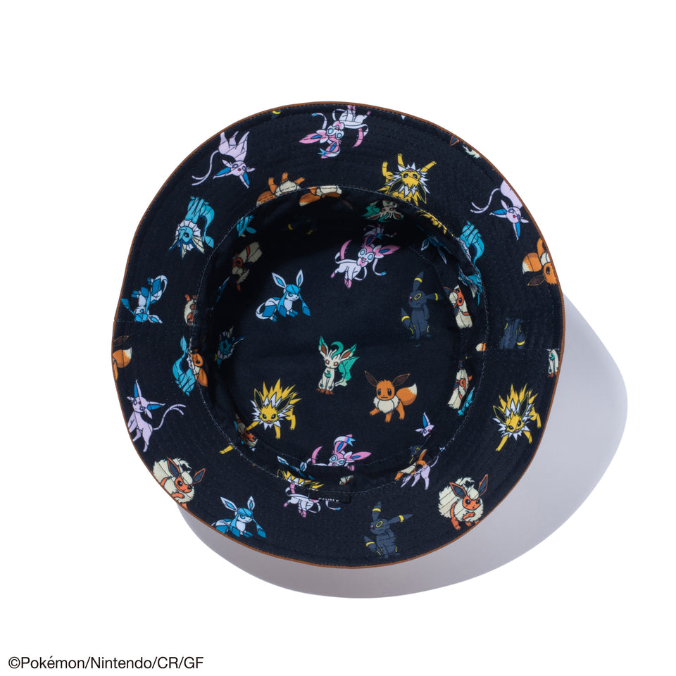バケット01 リバーシブル Pokémon ポケモン イーブイ ブラック/ウォルナット