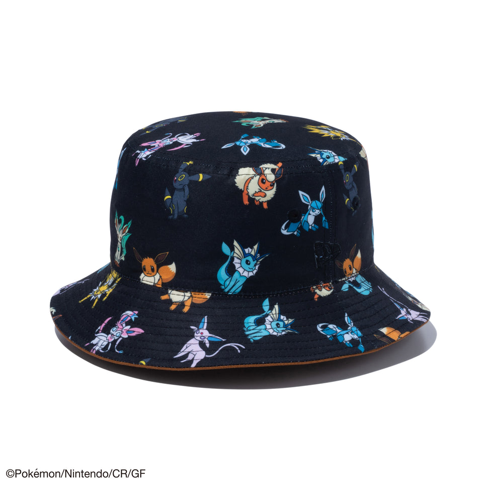 バケット01 リバーシブル Pokémon ポケモン イーブイ ブラック/ウォルナット