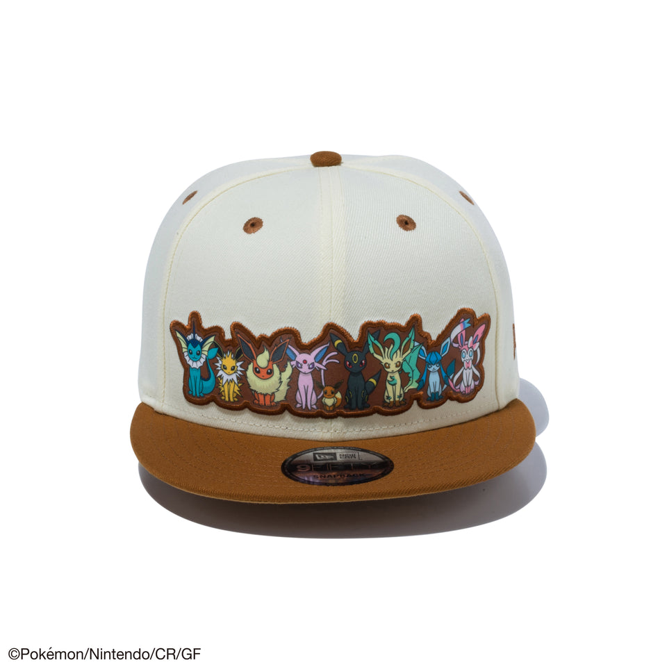 9FIFTY Pokémon ポケモン イーブイフレンズ クロームホワイト ブラウンバイザー
