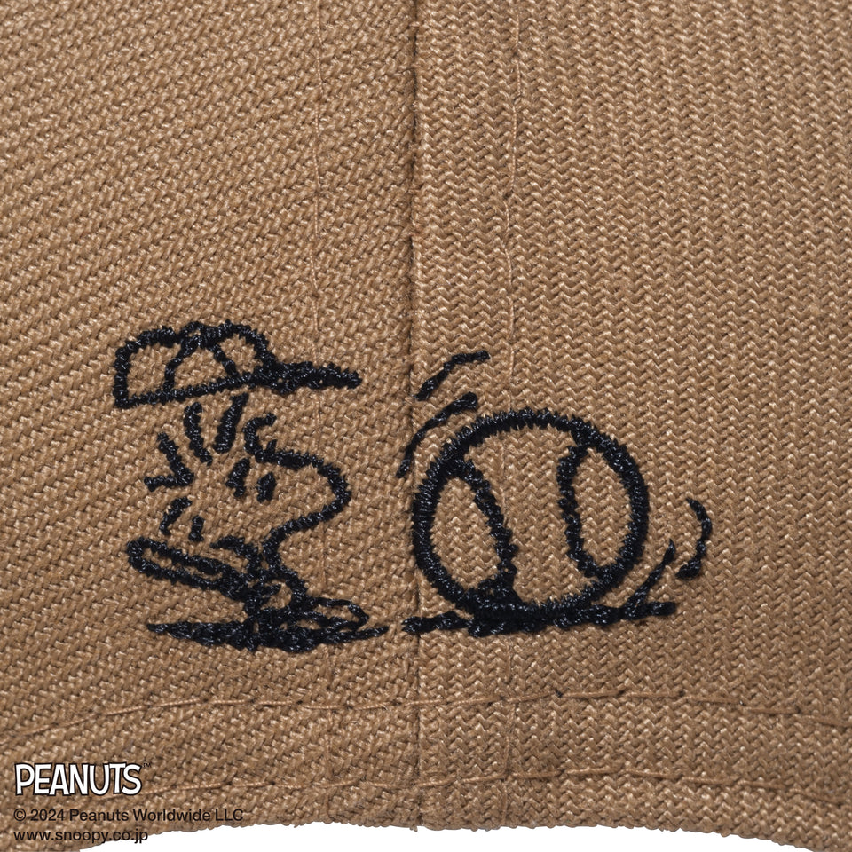 9FORTY PEANUTS ピーナッツ チャーリー・ブラウン ウッドストック 野球 カーキ