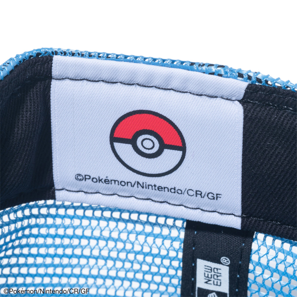 9FORTY A-Frame トラッカー Pokémon ポケモン イーブイ シャワーズ ホワイト/ブルー
