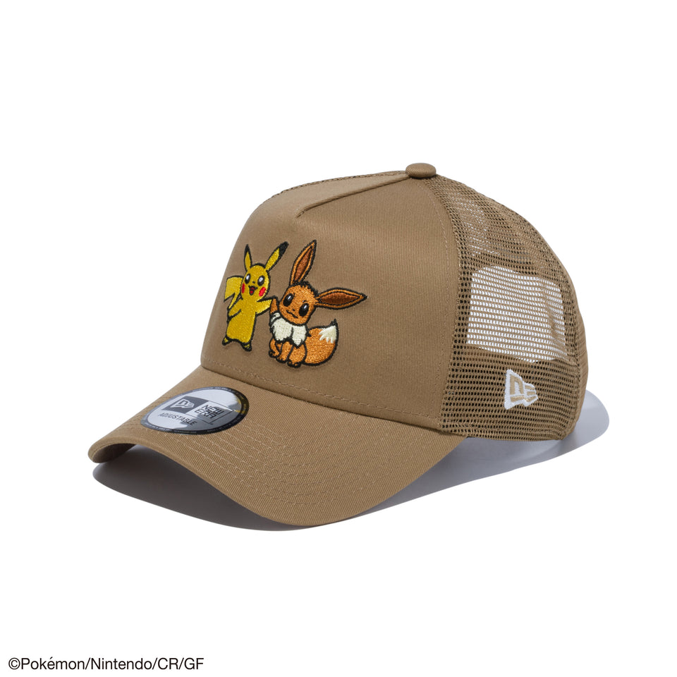 9FORTY A-Frame トラッカー Pokémon ポケモン ピカチュウ イーブイ カーキ