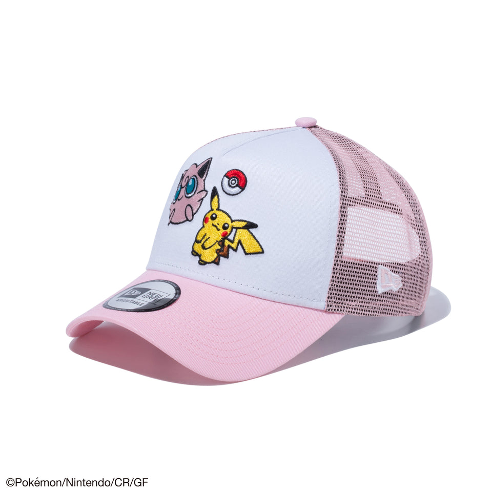 9FORTY A-Frame トラッカー Pokémon ポケモン ピカチュウ プリン ホワイト/ピンク