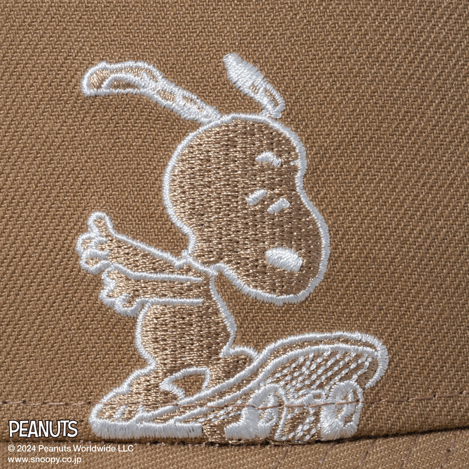 9FORTY A-Frame トラッカー PEANUTS ピーナッツ スヌーピー スケートボード カーキ
