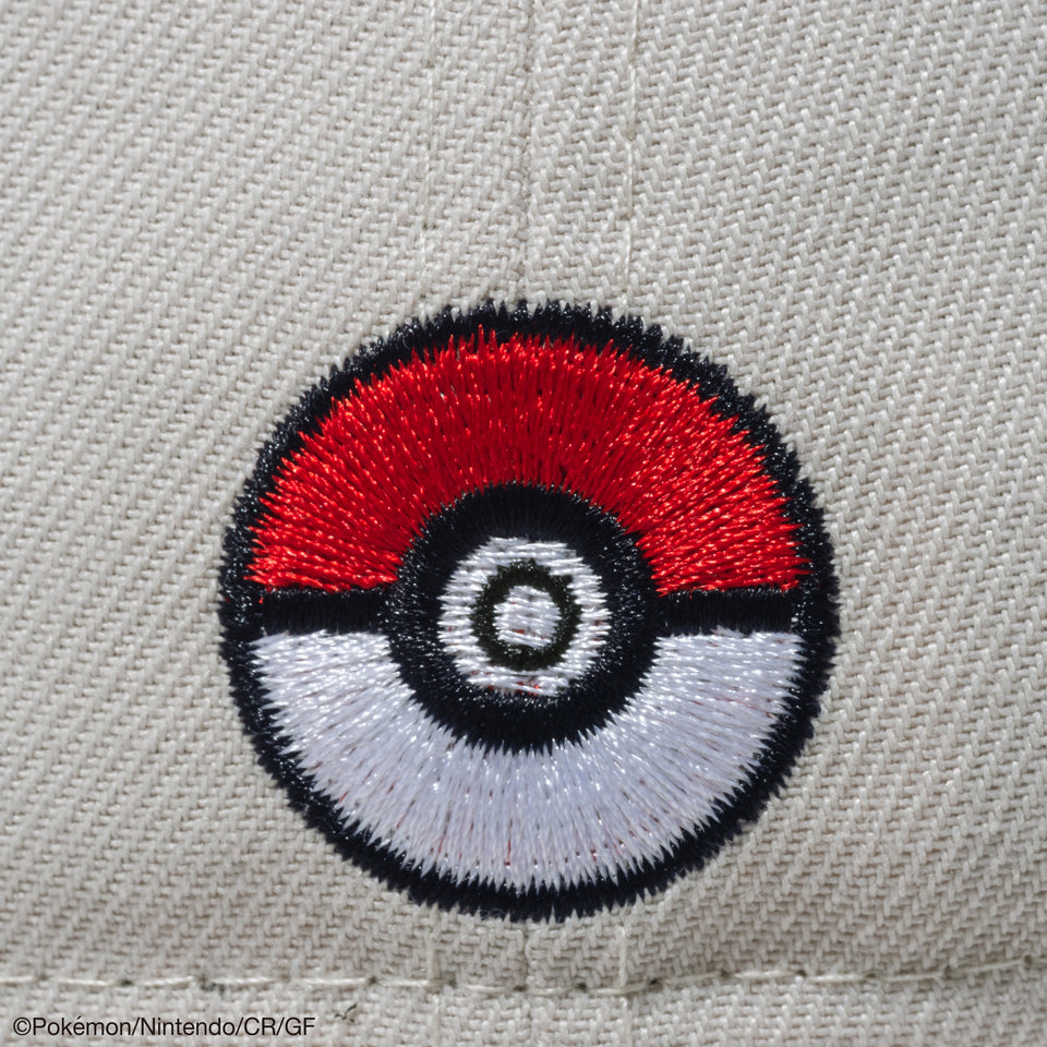59FIFTY Pokémon ポケモン ピカチュウ ボックスロゴ ストーン ブラックバイザー