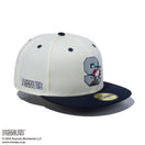 59FIFTY PEANUTS ピーナッツ スヌーピー 野球 クロームホワイト ネイビーバイザー