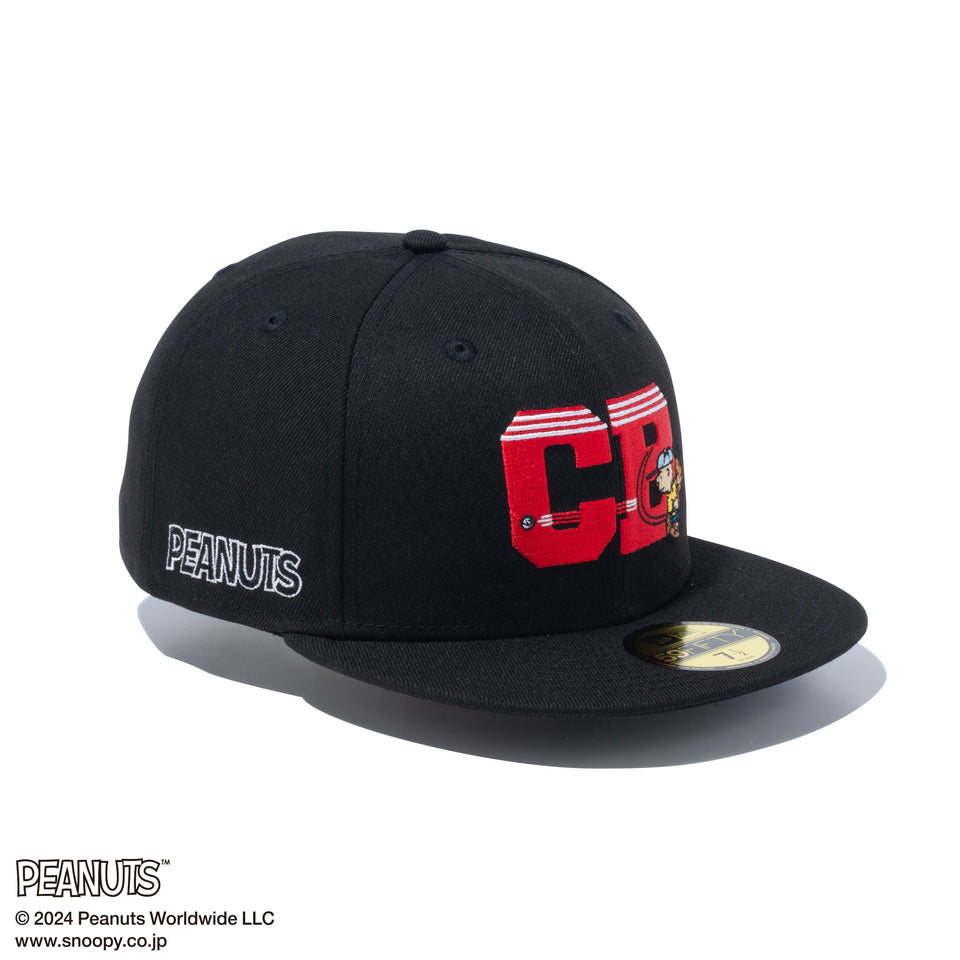 59FIFTY PEANUTS ピーナッツ チャーリー・ブラウン 野球 ブラック