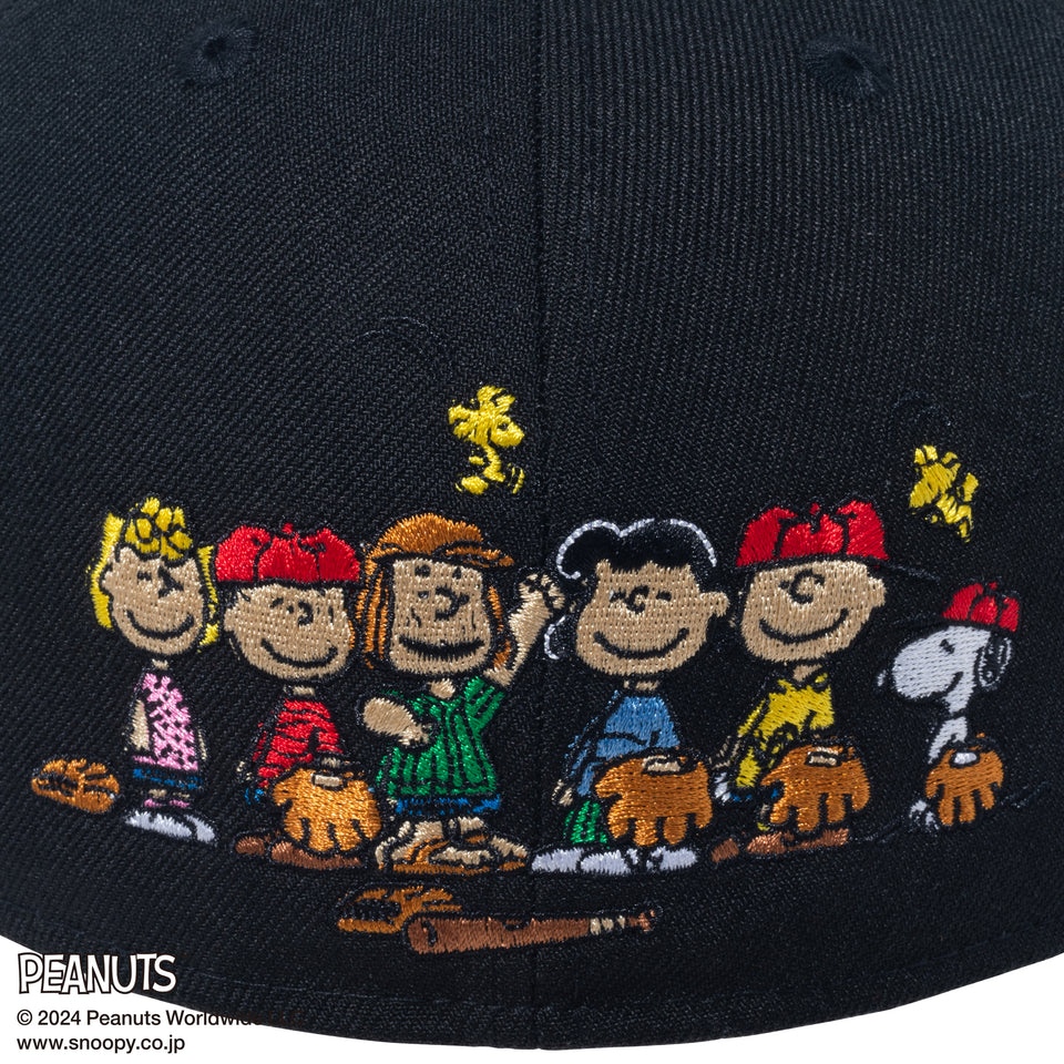 59FIFTY PEANUTS ピーナッツ チャーリー・ブラウン 野球 ブラック