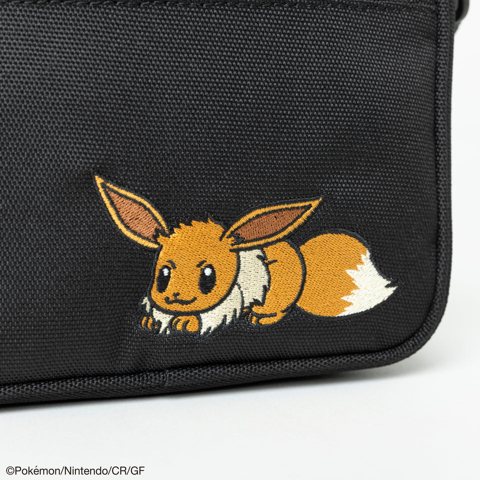 スクエア ショルダーポーチ 1.5L Pokémon ポケモン イーブイ ブラック