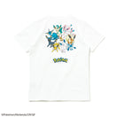 Youth 半袖 コットン Tシャツ Pokémon ポケモン ピカチュウ イーブイフレンズ ホワイト