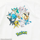 Youth 半袖 コットン Tシャツ Pokémon ポケモン ピカチュウ イーブイフレンズ ホワイト