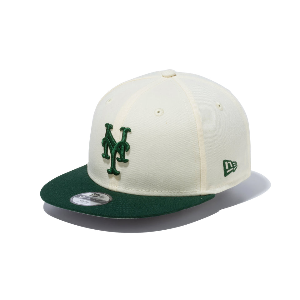 Youth 9FIFTY powered by GORO（min-nano）ニューヨーク・メッツ ワインコルク ダークグリーンバイザー
