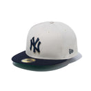 59FIFTY powered by GORO（min-nano）ニューヨーク・ヤンキース ストーン ネイビーバイザー