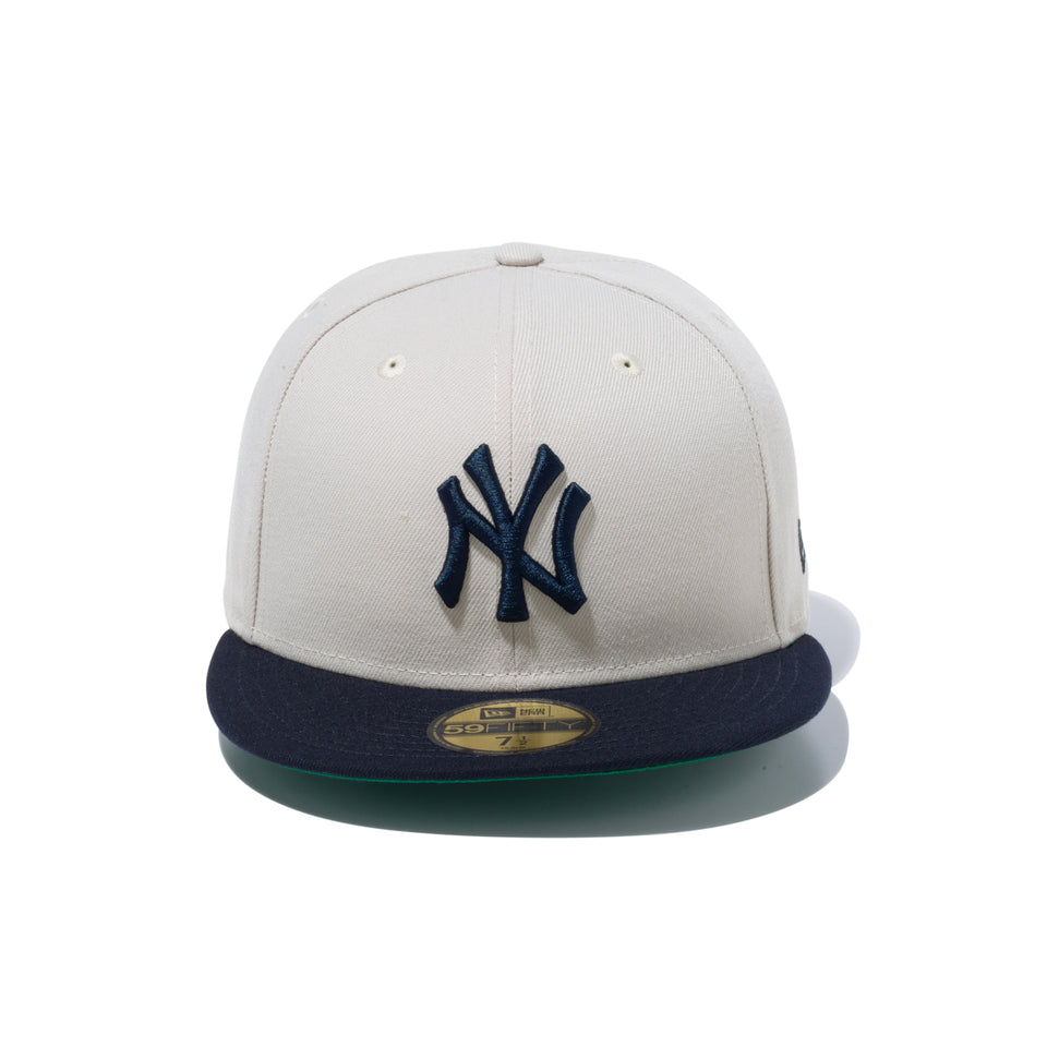59FIFTY powered by GORO（min-nano）ニューヨーク・ヤンキース ストーン ネイビーバイザー