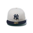 59FIFTY powered by GORO（min-nano）ニューヨーク・ヤンキース ストーン ネイビーバイザー