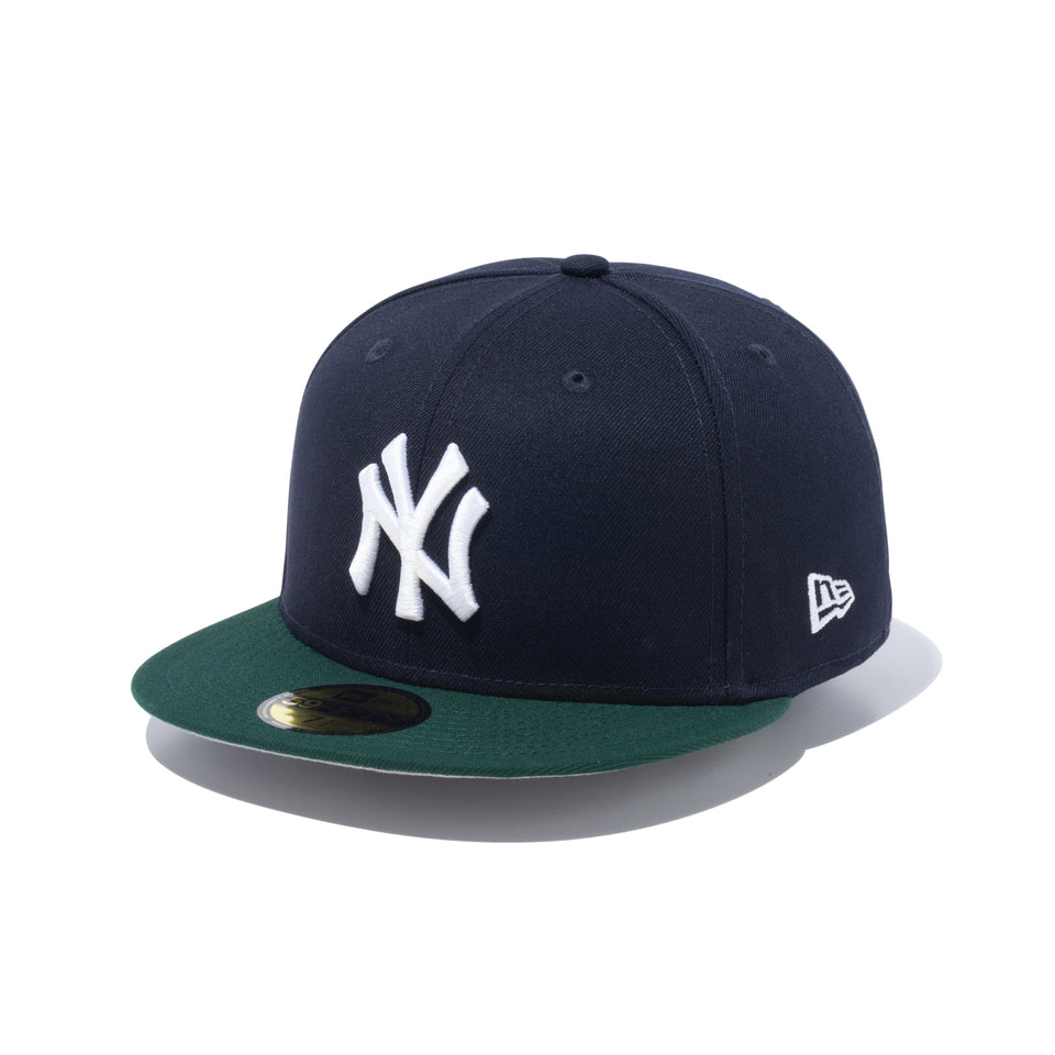 59FIFTY powered by GORO（min-nano）ニューヨーク・ヤンキース ネイビー ダークグリーンバイザー