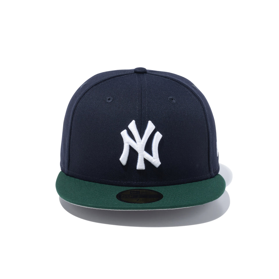 59FIFTY powered by GORO（min-nano）ニューヨーク・ヤンキース ネイビー ダークグリーンバイザー