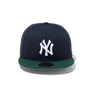 59FIFTY powered by GORO（min-nano）ニューヨーク・ヤンキース ネイビー ダークグリーンバイザー