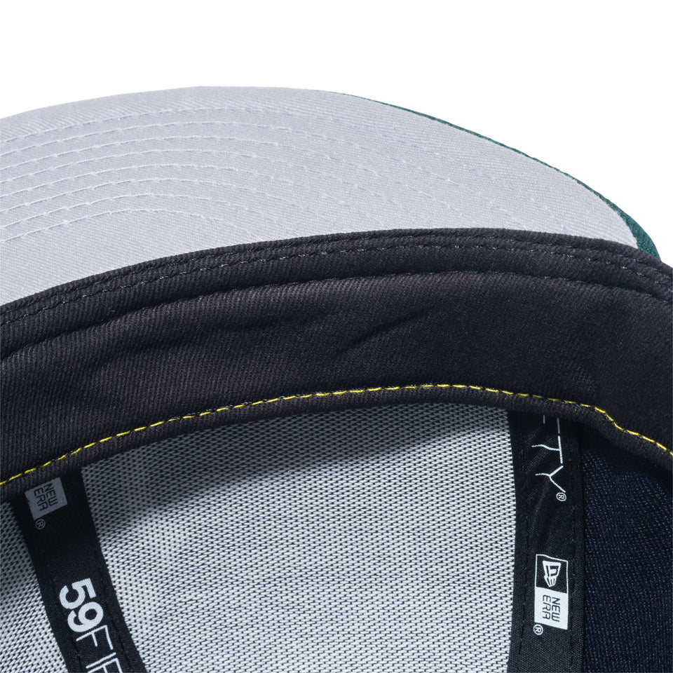59FIFTY powered by GORO（min-nano）ニューヨーク・ヤンキース ネイビー ダークグリーンバイザー