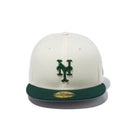 59FIFTY powered by GORO（min-nano）ニューヨーク・メッツ ワインコルク ダークグリーンバイザー