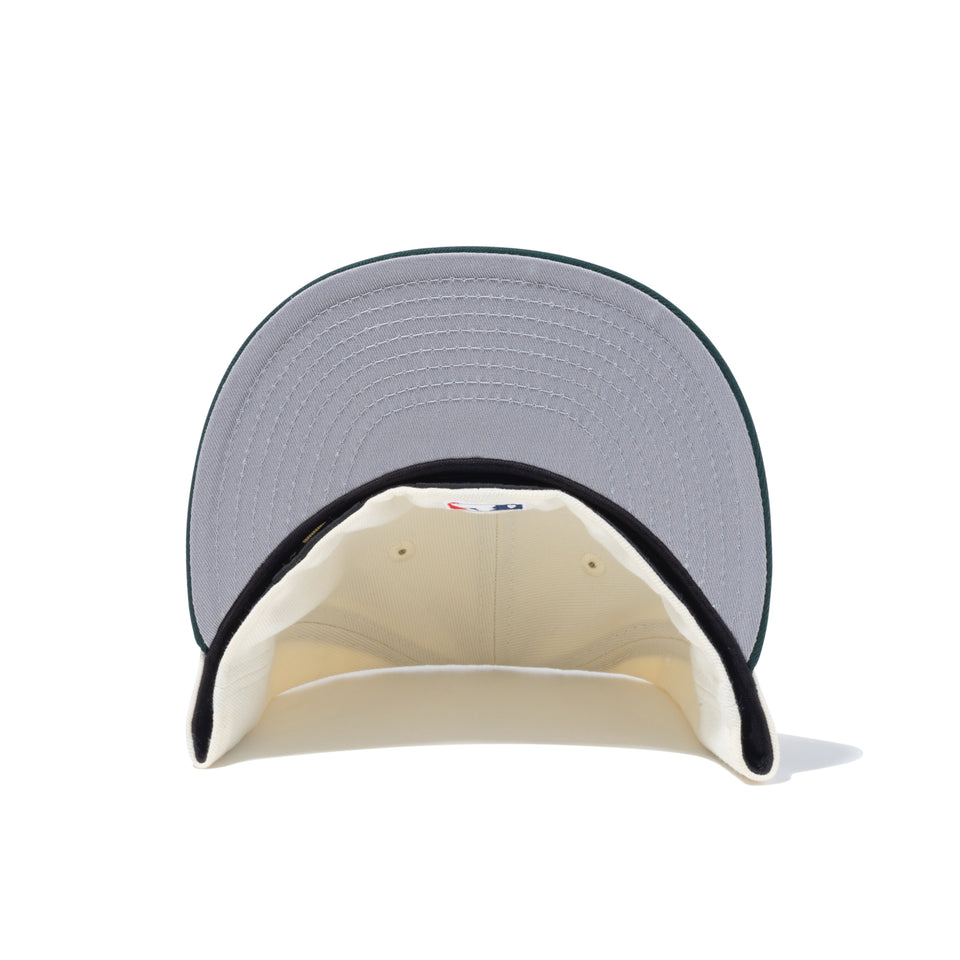 59FIFTY powered by GORO（min-nano）ニューヨーク・メッツ ワインコルク ダークグリーンバイザー