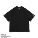 半袖 オーバーサイズド コットン Tシャツ PEANUTS ピーナッツ スヌーピー ウッドストック 野球 ブラック