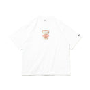 半袖 オーバーサイズド コットン Tシャツ CUP NOODLE カップヌードル NEW ERA レギュラー味 ホワイト