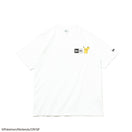 半袖 コットン Tシャツ Pokémon ポケモン ピカチュウ イーブイフレンズ ホワイト レギュラーフィット