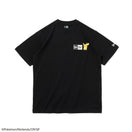 半袖 コットン Tシャツ Pokémon ポケモン ピカチュウ イーブイフレンズ ブラック レギュラーフィット
