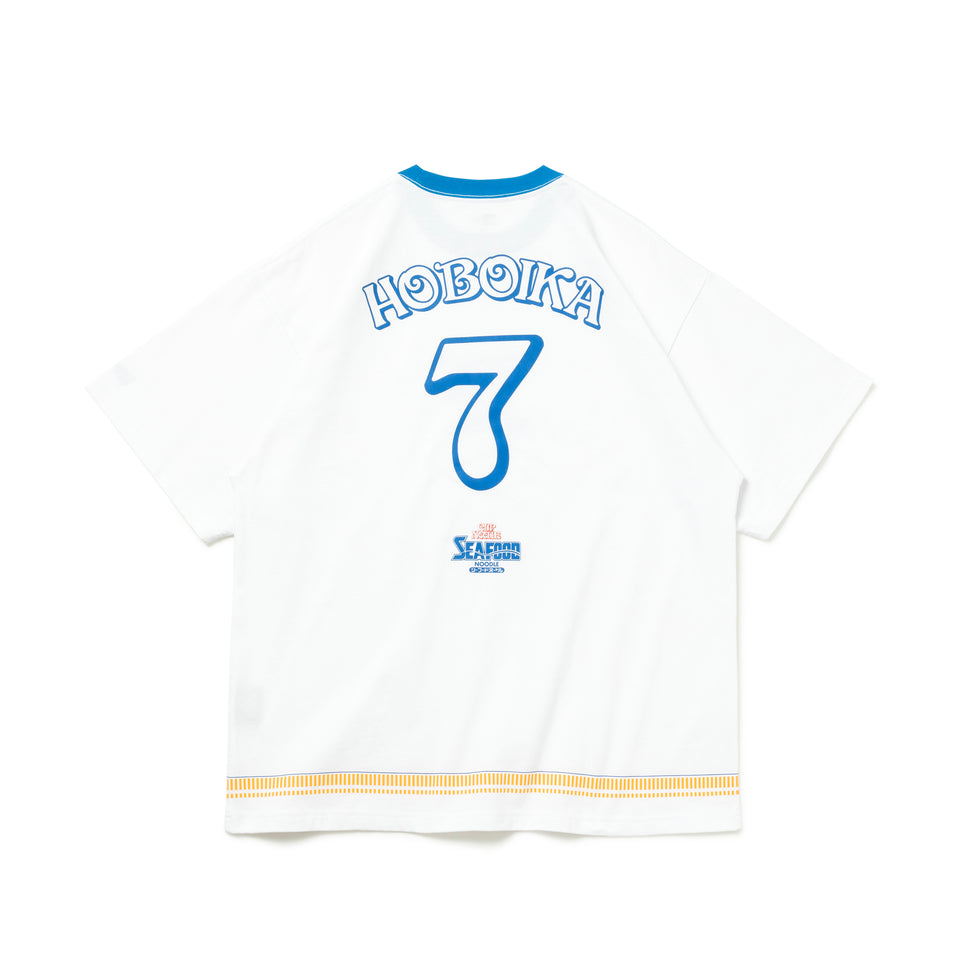 半袖 コットン Tシャツ CUP NOODLE カップヌードル シーフード味 ホワイト レギュラーフィット