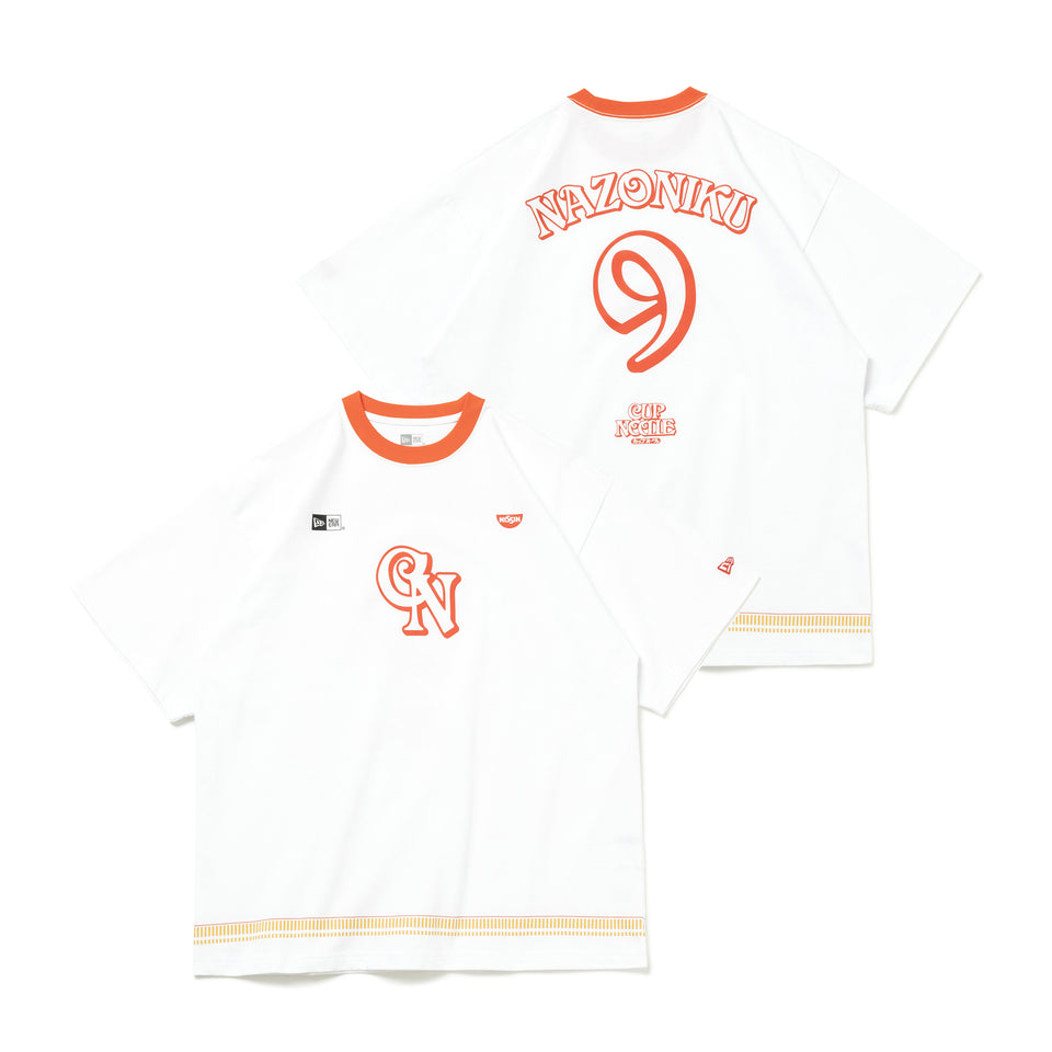 半袖 コットン Tシャツ CUP NOODLE カップヌードル レギュラー味 ホワイト レギュラーフィット