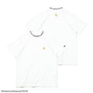 【ゴルフ】 半袖 ミッドネック パフォーマンス Tシャツ Pokémon ポケモン ピカチュウ ホワイト