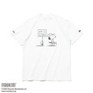 【ゴルフ】半袖 鹿の子 ミッドネック Tシャツ PEANUTS ピーナッツ ホワイト
