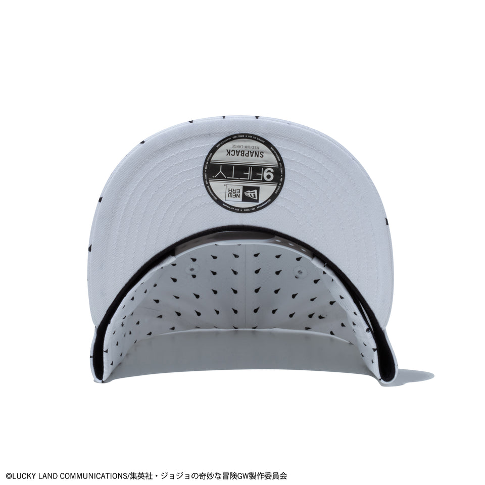 9FIFTY ジョジョの奇妙な冒険 黄金の風 ブローノ・ブチャラティ ホワイトプリント
