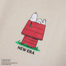 長袖 オーバーサイズド コットン Tシャツ PEANUTS ピーナッツ ストーン