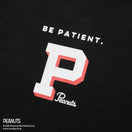 【ゴルフ】 長袖 ハイカラー パフォーマンス Tシャツ PEANUTS ピーナッツ ブラック
