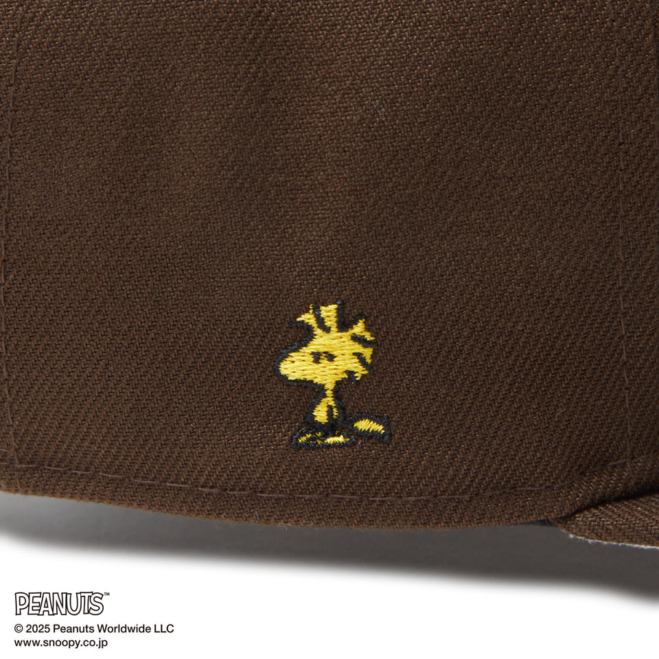 Youth 9FIFTY PEANUTS ピーナッツ スヌーピー ウッドストック ウォルナット