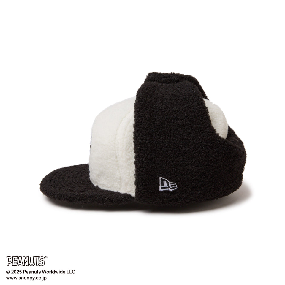 Kid's 59FIFTY Dog Ear ドッグイヤー PEANUTS ピーナッツ ホワイト ブラックバイザー