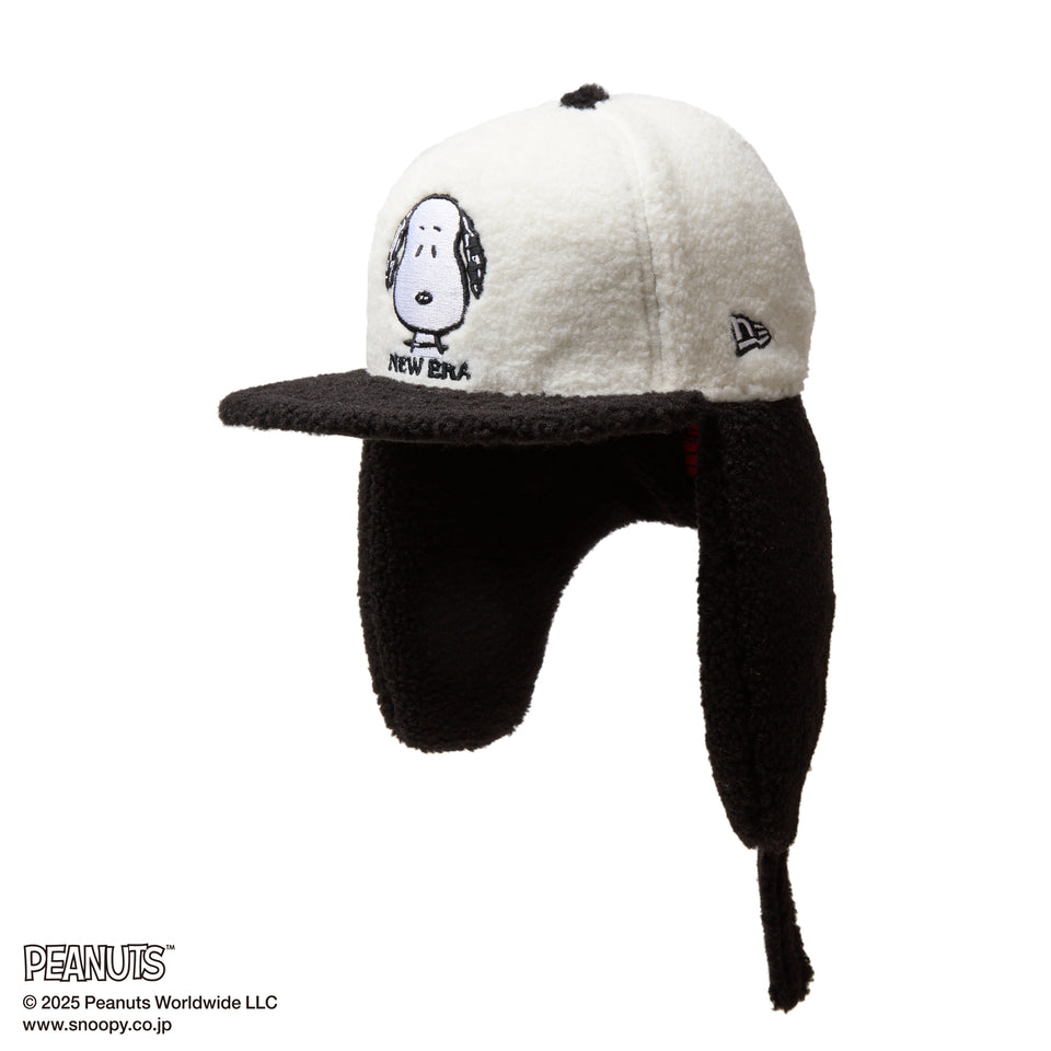 Kid's 59FIFTY Dog Ear ドッグイヤー PEANUTS ピーナッツ ホワイト ブラックバイザー