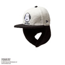Kid's 59FIFTY Dog Ear ドッグイヤー PEANUTS ピーナッツ ホワイト ブラックバイザー
