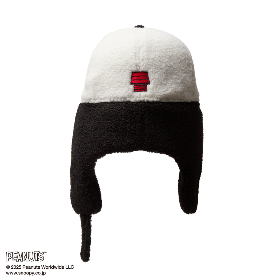 Kid's 59FIFTY Dog Ear ドッグイヤー PEANUTS ピーナッツ ホワイト ブラックバイザー