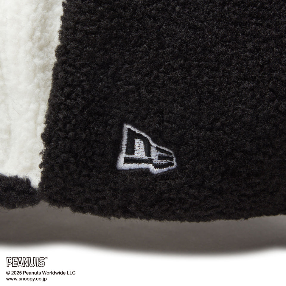 Kid's 59FIFTY Dog Ear ドッグイヤー PEANUTS ピーナッツ ホワイト ブラックバイザー
