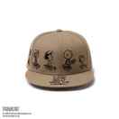 【ゴルフ】 9FIFTY PEANUTS ピーナッツ メッセージ ブリティッシュカーキ