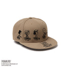 【ゴルフ】 9FIFTY PEANUTS ピーナッツ メッセージ ブリティッシュカーキ