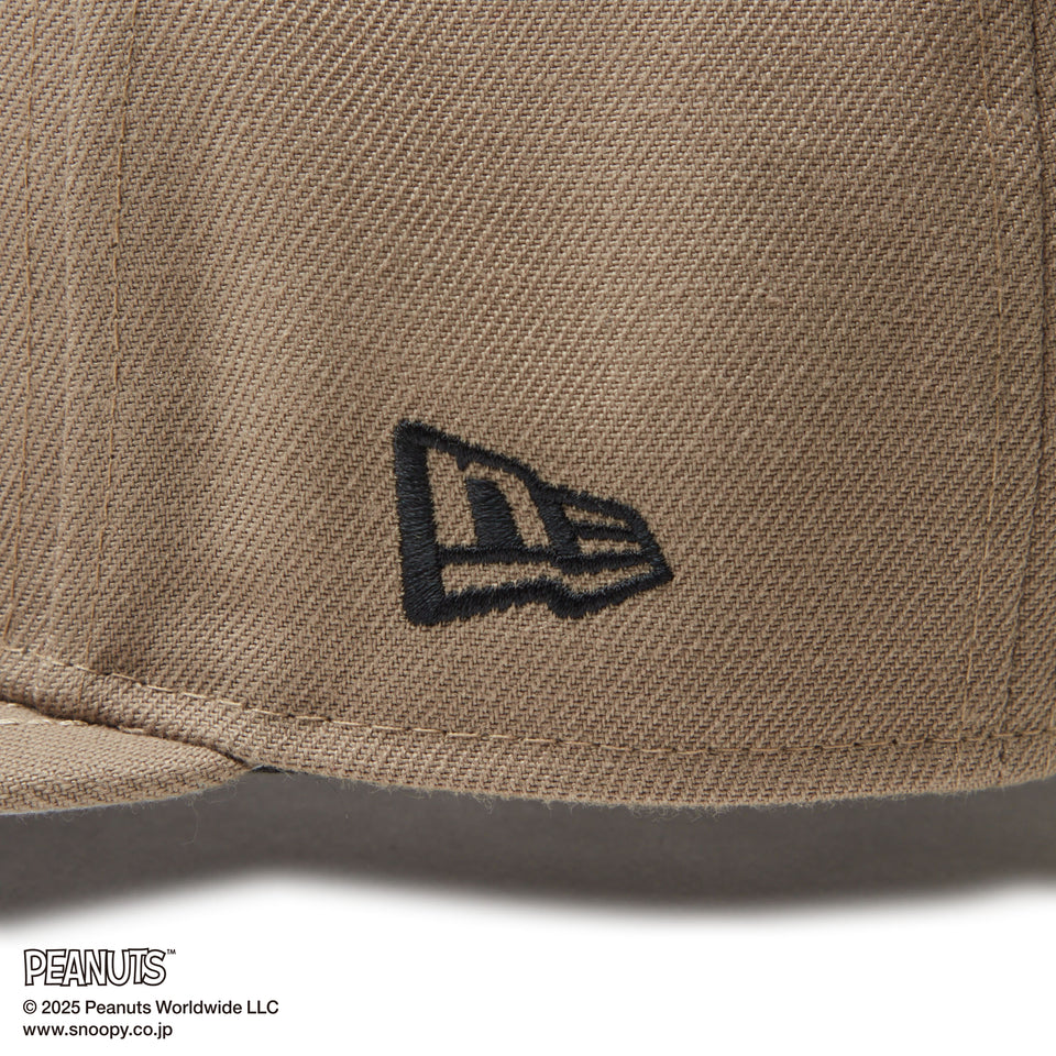 【ゴルフ】 9FIFTY PEANUTS ピーナッツ メッセージ ブリティッシュカーキ