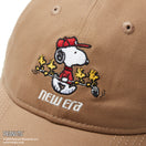 【ゴルフ】 9TWENTY ロングバイザー PEANUTS ピーナッツ バイザーロゴ カーキ